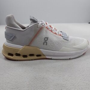 On Cloud Shoes Womens 11 Undyed White Savannah Cloudnova Flux Running Sneaker